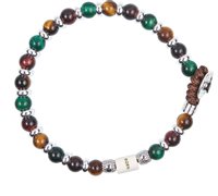 Bracelet Gerba Man Born in Steel Pietre dure BORN 33